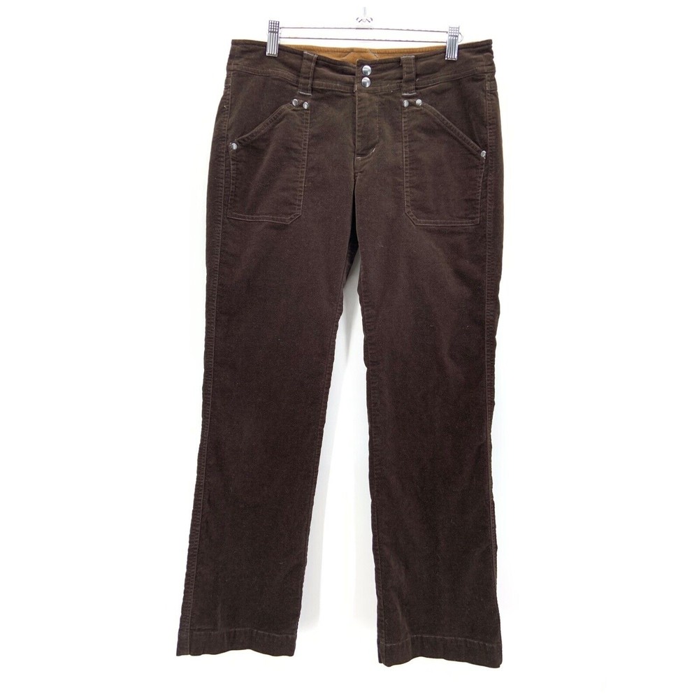 Kuhl Women's Straight-Leg Corduroy Pants in Dark Brown